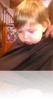 Starting the hair cut