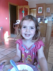 Mia on her 3rd Birthday