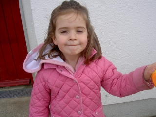 Mia with a new hair cut in 2011